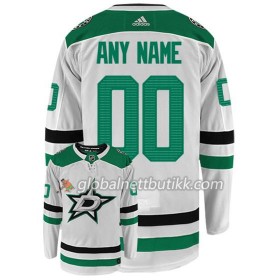 Dallas Stars Hockeydrakt Custom Hvit Adidas Authentic - Herre